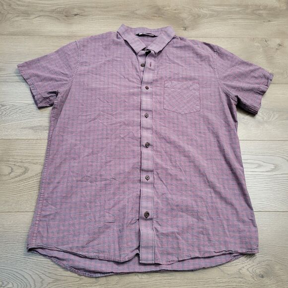 Travis Mathew Shirt Mens Large Red Blue Golf Normcore Classiccore Preppy Casual - Picture 2 of 7